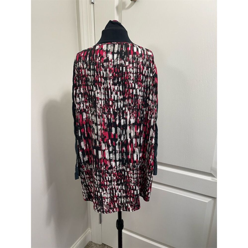 Calvin Klein Women's 3/4 Sleeve Blouse Multicolor Size XL - Picture 3 of 13